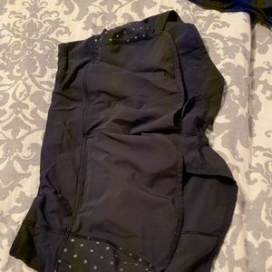 lululemon athletica Shorts - Black lulu shorts with reflector dots lululemon athletica Shorts - Black lulu shorts with reflector dots